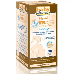 Гелевые прокладки для кормящих мам  Babyline Mom Lux 30 шт